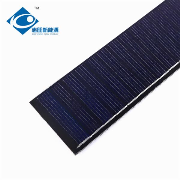 Quality 1.3w monocrystalline solar panel ZW-26040P transparent solar cell 16V 260X40.1X2mm wholesale