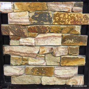 Cheap Natural Ledgestone Panel With Cement Backing Decorative Building Material for sale