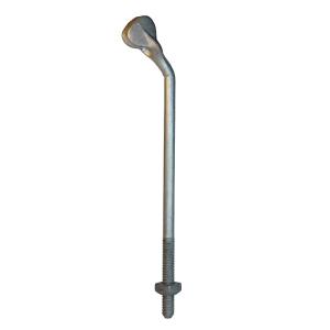 ANSI/IEEE C135.1 Oval Eye Bolt Utility Pole Anchor Rod For Guying With Expanding