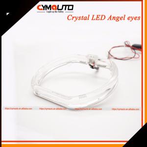 Cheap Crystal Halo Angel Eye Headlights Waterproof Angel Eye Retrofit LED for sale