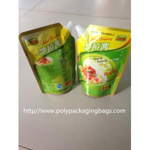 Fruit Juice Stand Up Plastic Bags With Spout / Suction Nozzle