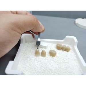 3D Plus Multilayer 43% -57% 6 Layers 3D Zirconia Dental Block Disc for CAD CAM