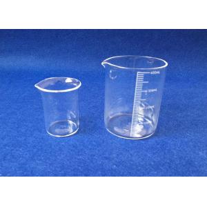 Cheap Cylinder Shape Clear Quartz Glass Beaker Various Volume Optional for sale