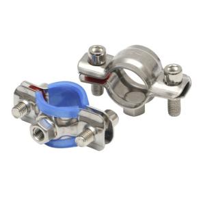 Cheap INCH Measurement System M5 M6 M8 M10 Nut Clamp with Rubber in Stainless Steel Material for sale