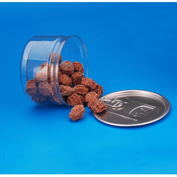 Quality Empty 310ml Round Plastic Jars For Pistachios / Candy / Nuts wholesale