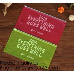 Recyclable Stand-Up Clear Plastic Cosmetic Promotion Packing Bag,Reusable Wet