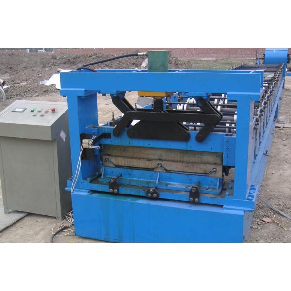 Two Layers Rib Wall Roof Panel Roll Forming Machine / Water Proof Color Steel