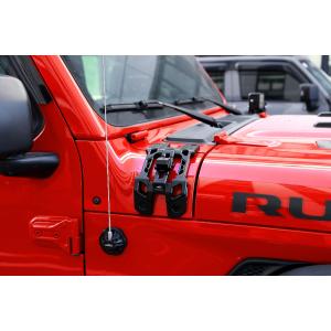 Rust-Resistant Car Windshield Spot Light Mounting Brackets for Jeep JL Aluminum