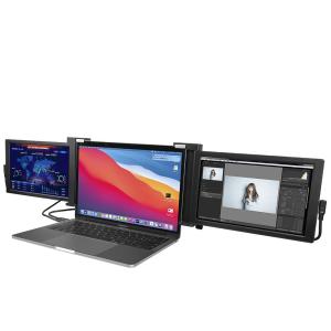 Full HD 10.1inch Triple Screen Laptop Monitor Type C USB Input
