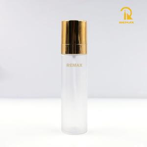 China 120ml Fine Mist Spray Bottle with Golden Cap  Transparent PP Plastic Bottle on sale