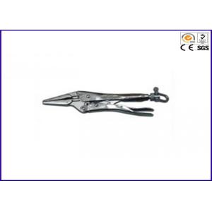 Toy Safety Testing Equipment Stainless Steel Tension Test Clamp with Sharp Mouth