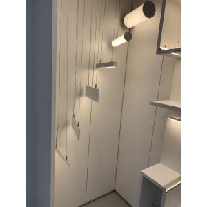 Hoisting Round LED Profile Diameter 30mm For Ceiling Light With Diffuser Cover