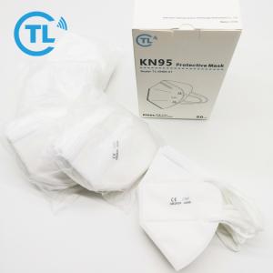 China Stock High Quality CE FFP2 EN149 Anti Dusty Anti Pollution Folding Earloop Type 5 Layer Skin Face Mask on sale