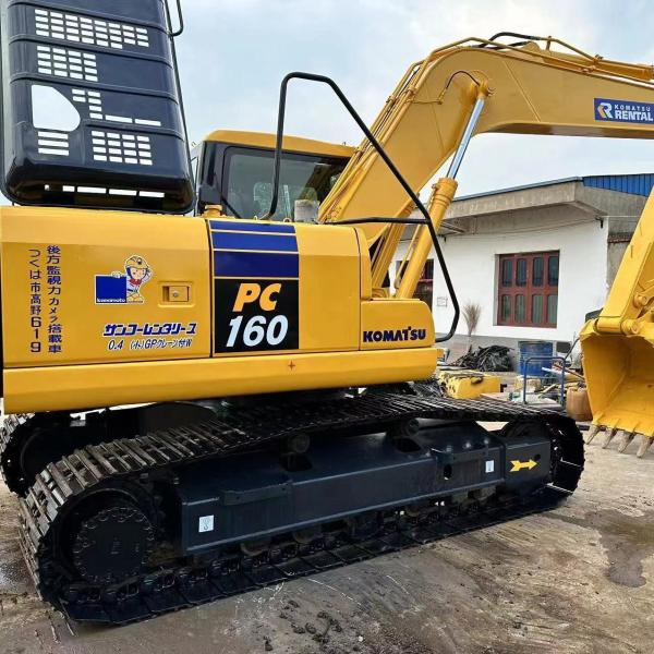 Used Komatsu Excavator PC160 Secondhand 16ton Small Type Crawler Digger