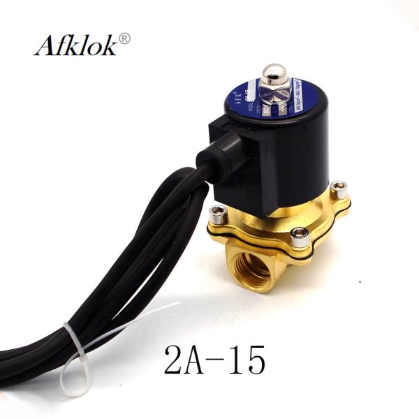 Quality Brass 1/2 inch Diaphragm 110V 120V Underwater Solenoid Valve Normally Closed wholesale