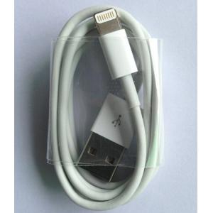 Cheap White Round USB2.0 AM Cable to 8P Lightning for Iphone5/5C/5S for sale