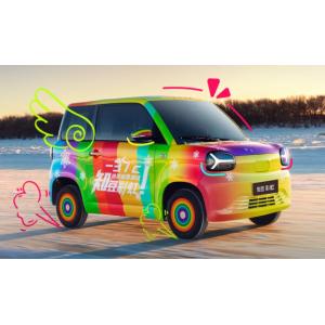 Multi Color Options Mini Ev Cars Zhido Rainbow with CLTP 205km 17.13/17.3kwh