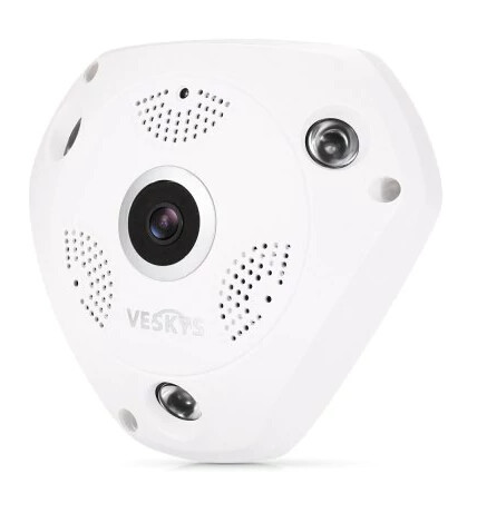 960P 360 Degree HD IP Network Security WiFi Camera 1.3MP FishEye Lens / Night