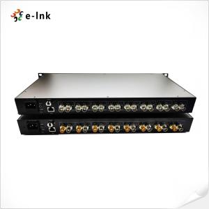8Ch 3G SDI 1Ch 10G Ethernet Over Fiber Extender SMF LC Connector