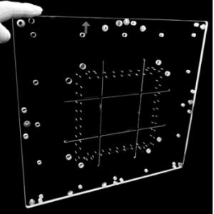 China Machining Quartz Glass Customized Perforated Fused Quartz Glass Part on sale