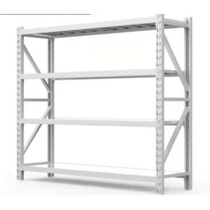Warehouse Cargo Storage Longspan Medium Duty Type Rack Shelves Customized