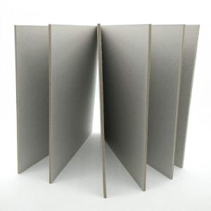 Hard Laminated Paper And GSM Grey Chipboard For Bookcover , 1.2mm Thickness