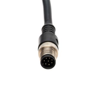 Right Angle Electrical Wire Cable With IP67 Waterproof M12 2 Pin 3 Pin 4 Pin