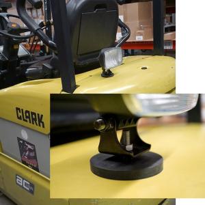 Cheap Kellin Neodymium Pot Magnet Retaining Magnet with Threaded Stud Rubber Covered Black 3.51&quot; Diameter x 1.32&quot; Thickness for sale