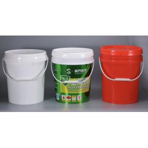 Pouring Spout Lubricant Bucket 20 Litre Plastic Bucket IML Printing