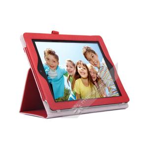 Smart Polyurethane iPad Case with Pen Slot for iPad 2/ the New iPad, Micro Fiber