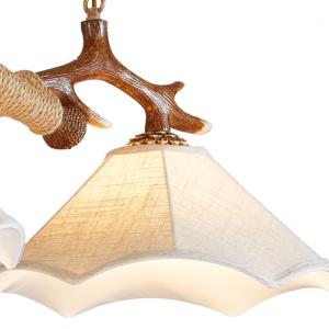Stag antler lamp Hanging Chandelier Lighting Fixtures (WH-AC-27）