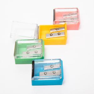 43mm 65mn Plastic Double Hole Sharpener SJ 0288