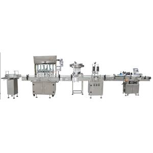 Inline Filling Machine 4 Nozzles Liquid Filling Machine Automatic Overflow