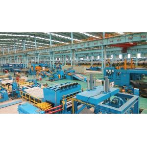 Metal Coil Uncoiling Leveling Mobile Shear Production Line with High Productivit