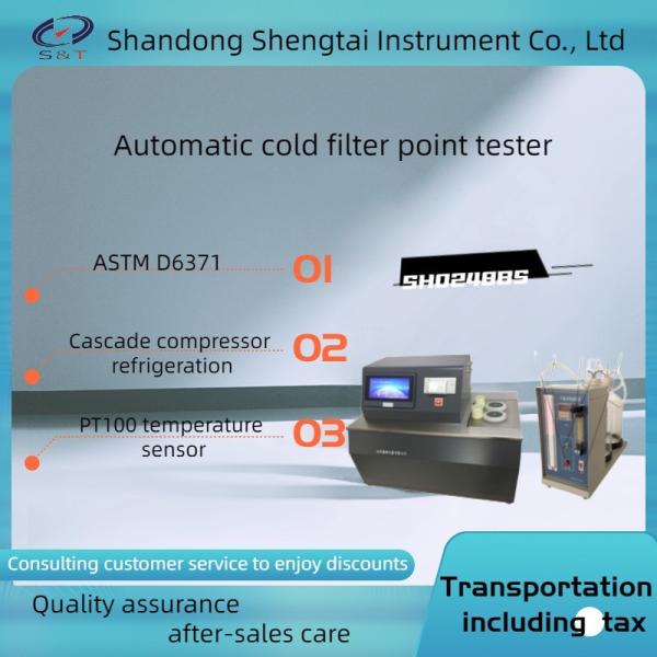 Quality Automatic Crude Oil Cold Filtration Point Measuring Instrument ASTM D6371 wholesale
