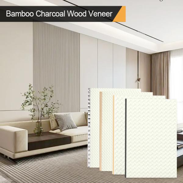 New Design Bamboo Charcoal Wood Veneer Waterproof And Moisture-proof Interior