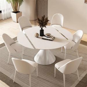 Sintered Stone Table Top Stainless Steel Dining Table With Chairs