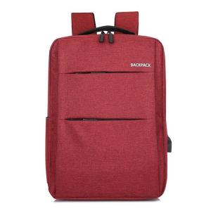 China 4 Colors Optional Nylon Waterproof Laptop Rucksack With USB Charger on sale