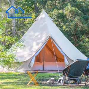 Cheap Mildew Resistant Cotton Double Door Bell Tent Customized Tents For Event for sale