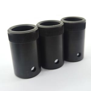 Black CNC Machining Parts Customized CNC Milled Parts High Precision