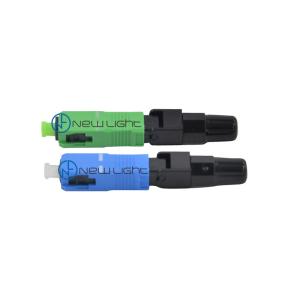 SC UPC Pre Stubbed 3.0mm FTTH Quick Assembly Connector with ≤0.3dB Insertion