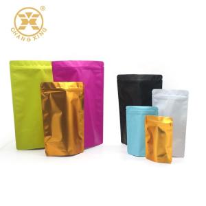 Matte Resealable CPP Coffee Bean Bags With Valve Smell Proof Stand Up Barrier Pouches