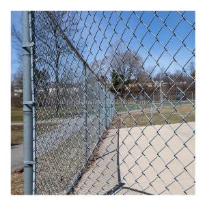 Galvanized Wire Crowd Control Barrier and Chain Link Fence for Outdoor Temporary
