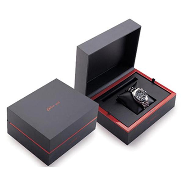 Quality Hard Wood MDF Board Watch Box Gift Packaging With EVA Insert wholesale