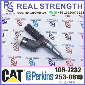 Diesel Engine 3406E Fuel Injector 253-0619 10R-7232 For CAT Engine - Industrial