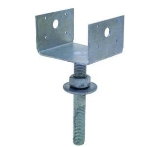 Galvanized Fence Post Support U Bracket Timber Connector For Wooden Construction