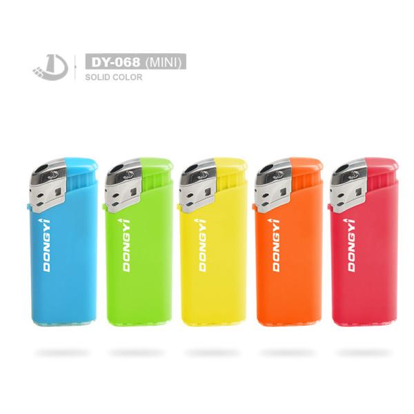 Quality Mini Dy-068 Colorful Euro Standard Cr Plastic Electric Lighter US 0.001/Piece Samples wholesale