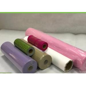 100% PP Virgin Spunbonded Non Woven Perforated Fabric Small Roll For Table