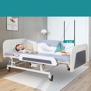 Adjustable Multifunctional Manual Hospital Bed With Rails