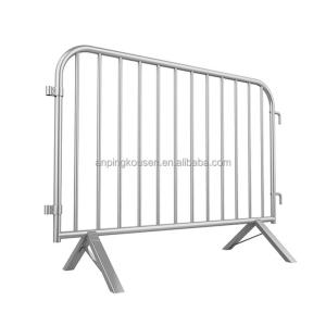 Wire Diameter Range From 3.00mm to 5.00mm Hot Dipped Galvanized Temporary Fence